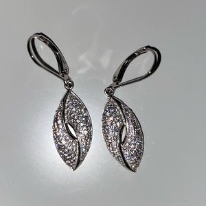 Sterling Silver Glitterati dangle earrings